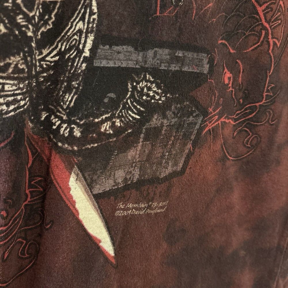 The Mountain Pirate‎ Red Dead Men Tell No Tales Skull T-shirt Tee Shirt 2XL - Picture 4 of 6